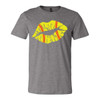 Softball Lips Bella Canvas Tee - Deep Heather