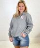 Embroidered Baseball Quarter Zip Pullover