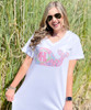 Monogrammed Lilly Whale Graphic Swimsuit Cover Up