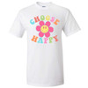 Choose Happy Smiley Flower Graphic Shirt