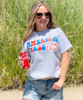 America Vibes Patriotic Graphic Tee