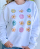 Daisies And Smiley Faces Graphic Shirt