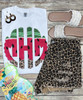 Monogrammed Leopard Watermelon Graphic Shirt