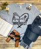 Perfectly Imperfect Leopard Heart Bella Canvas Tee