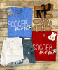 Monogrammed Soccer Mom Graphic Tee Shirt