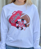 Customizable Megaphone And Pom Pom Football Graphic Shirt