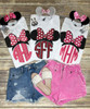 Monogrammed Bow Graphic Shirt