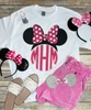 Monogrammed Bow Graphic Shirt