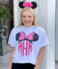 Monogrammed Bow Graphic Shirt