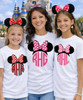Monogrammed Head Bow Graphic Shirt