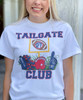 Customized Tailgate Club Football Graphic Shirt