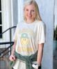 Happy Camper Smiley Bella Canvas Graphic Tee Shirt