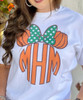 Monogrammed Fall Bow Graphic Shirt