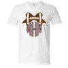 Monogrammed Customizable Football Bow Graphic Tee Shirt