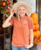 Embroidered FIligree Pumpkin Comfort Colors Shirt