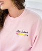 Embroidered Teacher Pencil Sweatshirt