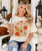 fall checkerboard comfort colors shirt model image