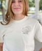 Embroidered Turkey Silhouette Comfort Colors Shirt