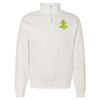 Embroidered Christmas Tree Quarter Zip Pullover