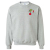 Embroidered Grinch Ornament Sweatshirt