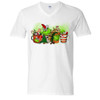 Monogrammed Christmas Coffee Shirt V-Neck Shirt