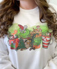 Monogrammed Christmas Coffee Shirt Close Up