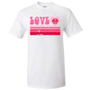  Monogrammed Distressed Love Graphic Tee 