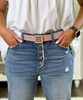  Stuck On You Rhinestone Buckle Belt 