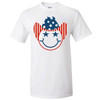  Patriotic Cowboy Smiley Graphic Shirt 