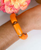  Way Maker Acrylic Tube Bracelet - Orange 