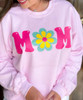  Mom Flower Graphic Sweatshirt 