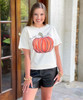  Watercolor Pumpkin Graphic Shirt 