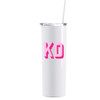  Shadow Block Monogram Stainless Steel Skinny Tumbler 