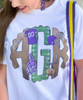  Football Monogram Graphic Tee 