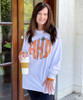  Scalloped Pumpkin Monogram Graphic Tee 