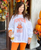  Distressed Pumpkin Spice Latte Graphic Shirt 