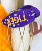  Go Tigers Knotted Headband - Purple/Yellow 