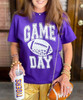  Distressed Game Day Football Graphic Tee Shirt 