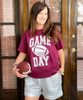  Distressed Game Day Football Graphic Tee Shirt 