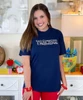  Teacher Outline Embroidery Comfort Colors Shirt 