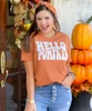  Hello Pumpkin Bella Canvas T-Shirt - Heather Autumn 