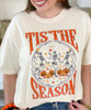  Tis The Season Dancing Skeletons Comfort Colors Shirt 