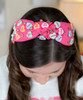 Conversations with my heart pink headband model front