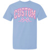 Customize Me! Floral Bow Comfort Colors Shirt