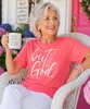 but God graphic tee model 2