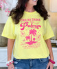 find me under the palms tee close up