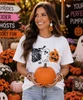 boo ghost jack o lantern tee model image