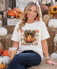 pumpkin season graphic tee model image