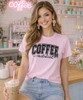 coffee addict graphic tee model 1