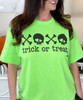 trick or treat cross bones tee close up